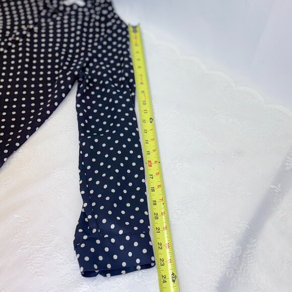 Lauren Conrad Polkadot Woman's Blouse Classy Shirt Top - Picture 9 of 12